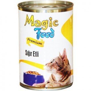 Magic Food Premium Siğir Etli 415 gr Kedi Maması kullananlar yorumlar